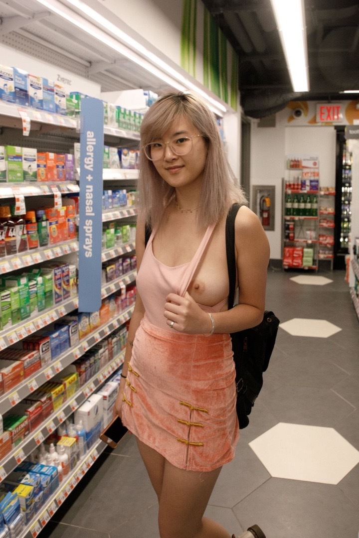 Asian Flashing Store Tits Smalltits